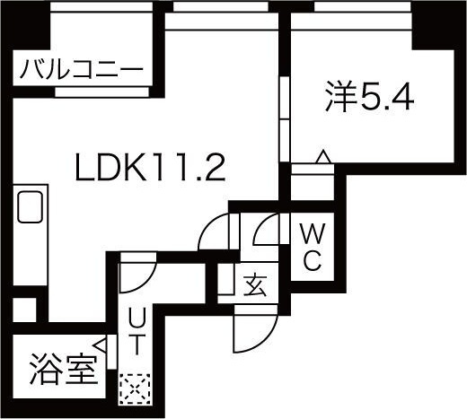 リュミアン堀田テラスの間取り