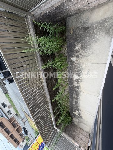 菊池郡大津町大字引水のアパートの庭|お庭が付いています