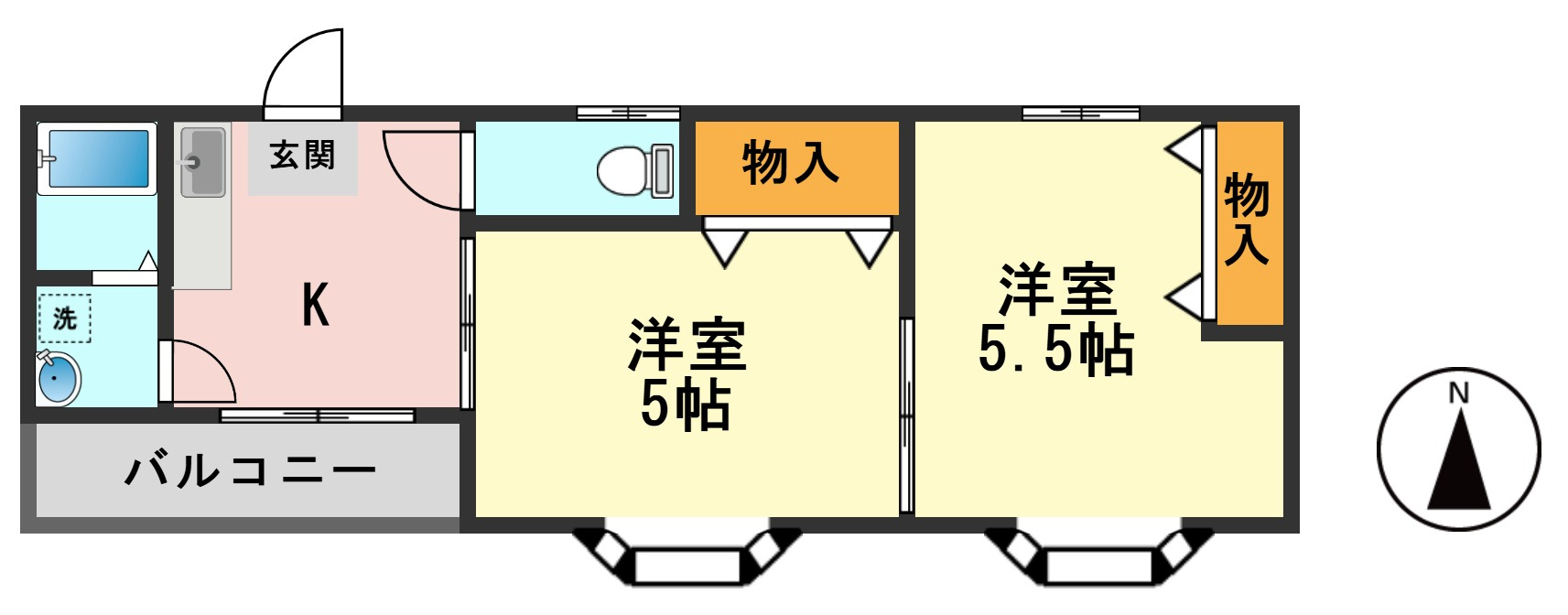 クロート第二の間取り