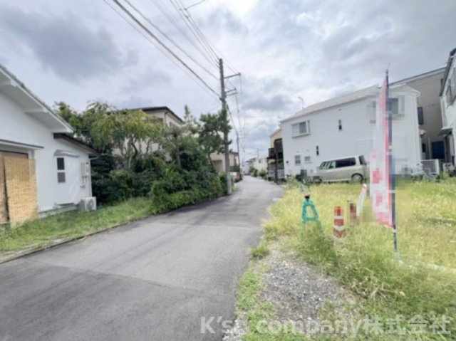 ◎茅ヶ崎市美住町　建築条件なし　売地　区画3◎の前面道路含む現地写真|前面道路の様子です◇
