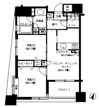 パークキューブ市ヶ谷の間取り|パークキューブ市ヶ谷