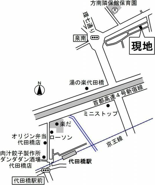 グランフェリシアＫ．Ｈ．の地図