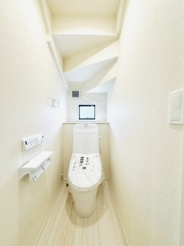 Cradle Garden藤岡市森1期　新築住宅1号棟のトイレ