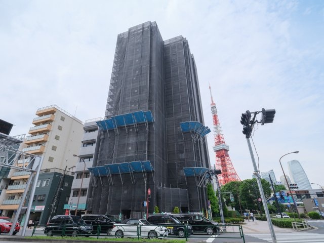ブランズ東麻布の外観|ブランズ東麻布７階部分のお部屋は通常仲介手数料５６７万２７００円→０円！さらにキャッシュバック４６万円にて即日現地案内可能です！