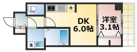 【間取り】 | プレリス大阪今里サヴィア　仲介手数料無料
