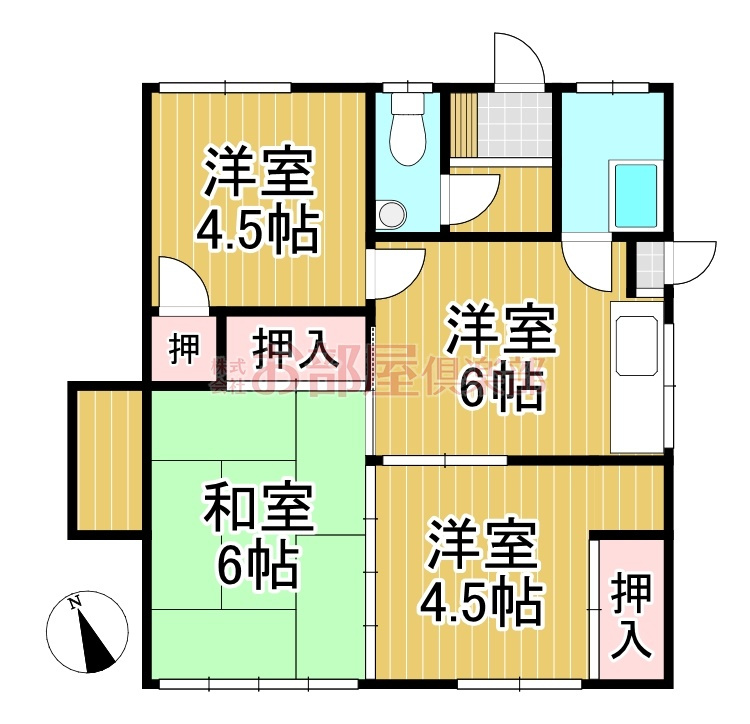 井上住宅の間取り