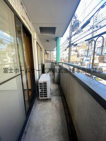 コーポキタノのバルコニー