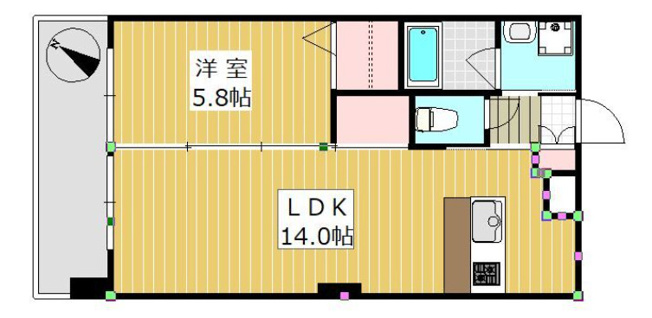 【間取り】 | ボヌール博多