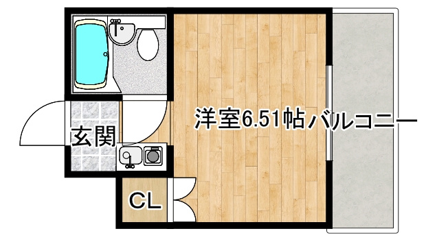 寝屋川市萱島信和町の事務所の間取り