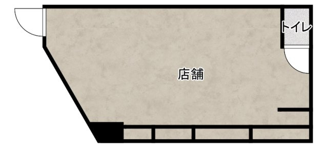 寝屋川市萱島本町の店舗事務所の間取り
