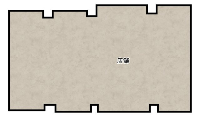 寝屋川市香里新町の店舗事務所の間取り