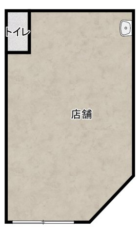 寝屋川市東大利町の店舗一部の間取り