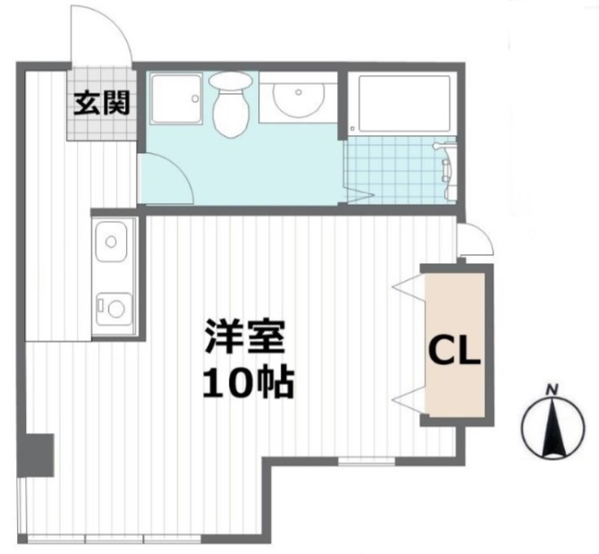 箕面市桜１丁目の店舗事務所の間取り