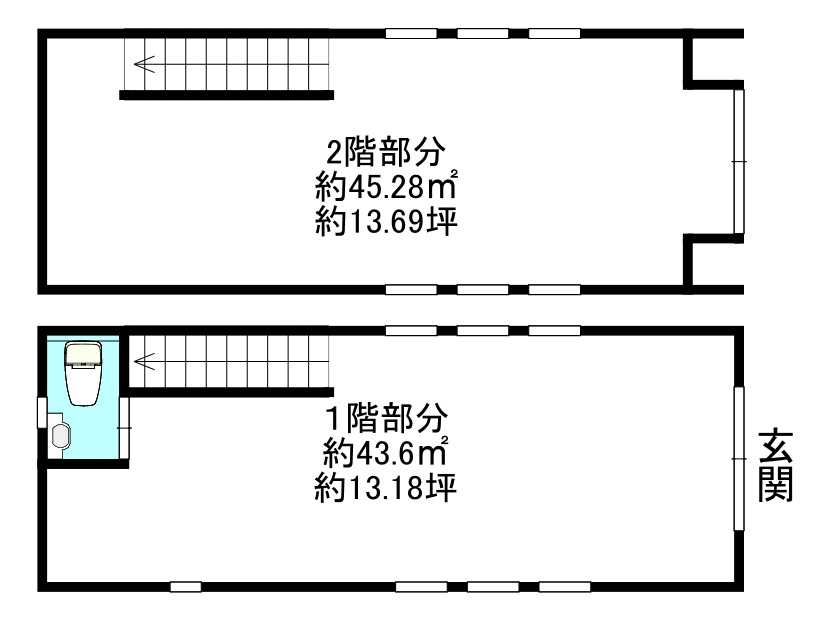 大阪市淀川区三国本町２丁目の店舗事務所
