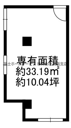 大阪市淀川区西中島３丁目の事務所の間取り