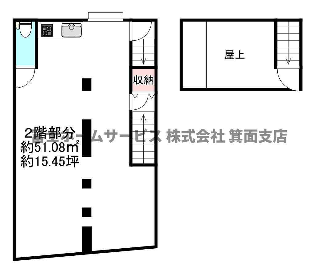 北大利町貸店舗・事務所の間取り