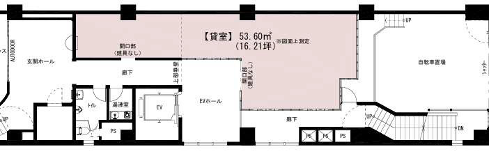 箕面市船場東３丁目の店舗事務所の間取り