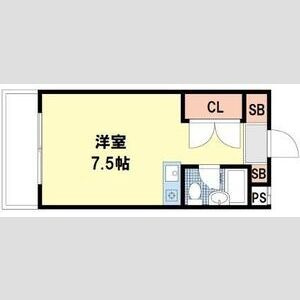 吹田市広芝町の店舗事務所の間取り