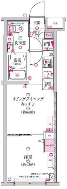 ラフィスタ豪徳寺の間取り|間取りです