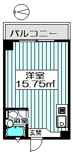吹田市津雲台６丁目の店舗事務所の間取り