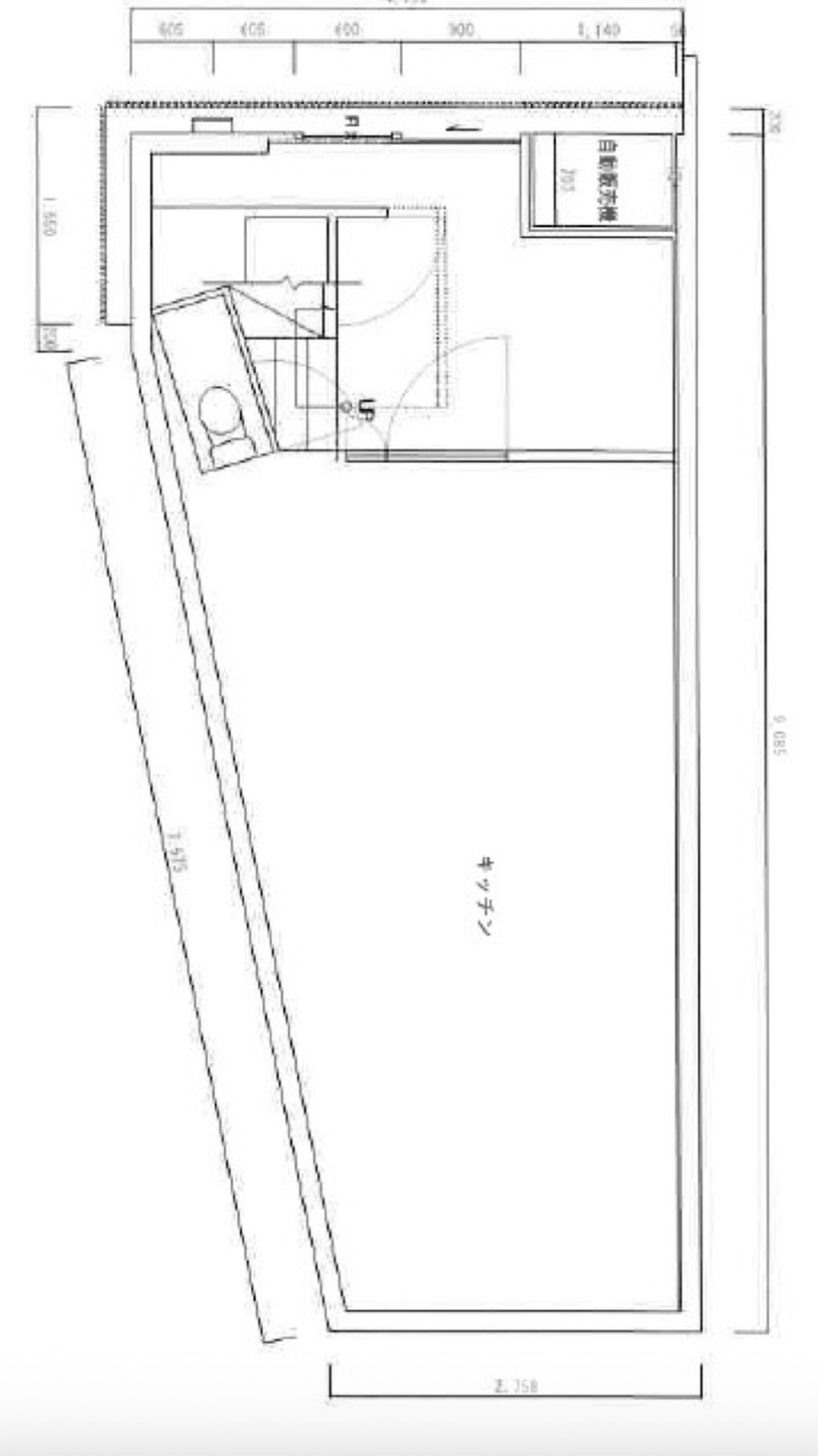 豊中市上野東３丁目の店舗事務所の間取り