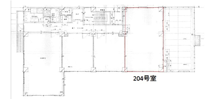 吹田市春日１丁目の店舗事務所の間取り