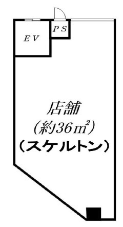箕面市船場西３丁目の店舗事務所の間取り