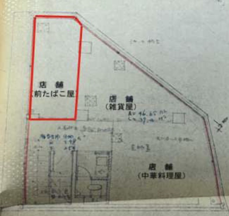 豊中市服部元町１丁目の店舗事務所の間取り