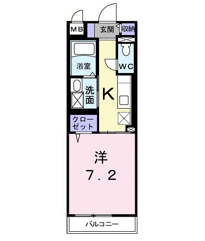 【間取り】 | フィオーレ三鷹台
