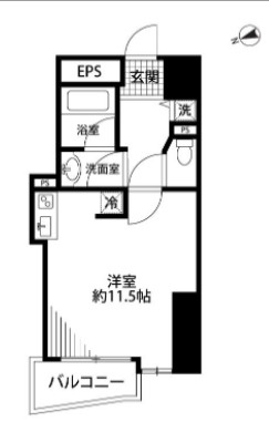 アクシア新宿御苑の間取り|アクシア新宿御苑