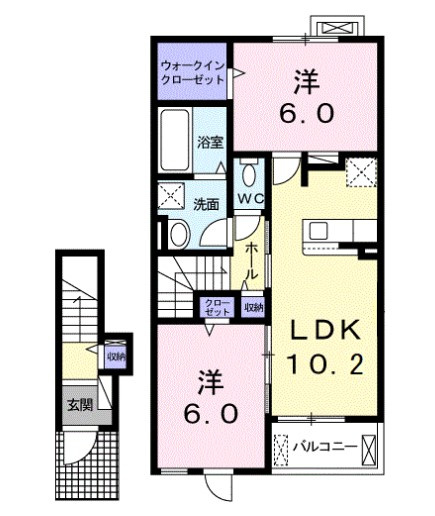 チャプターの間取り