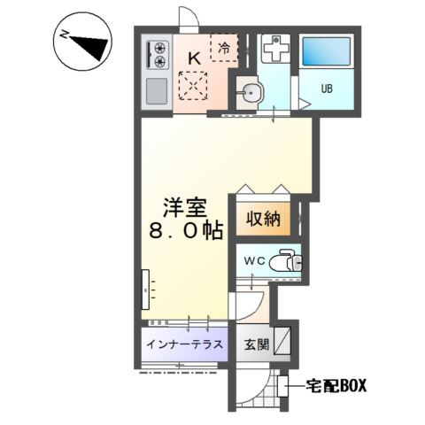 つくば市東光台新築アパート（仮の間取り
