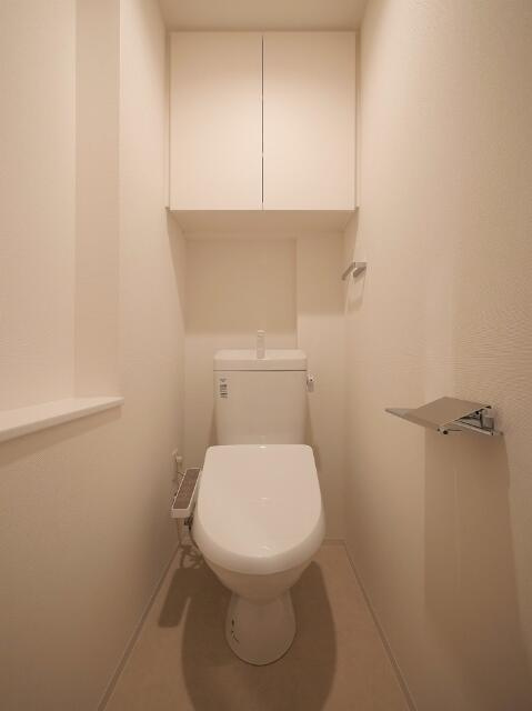 レジデンス東中野ガーデンのトイレ|落ち着いた色調のトイレです