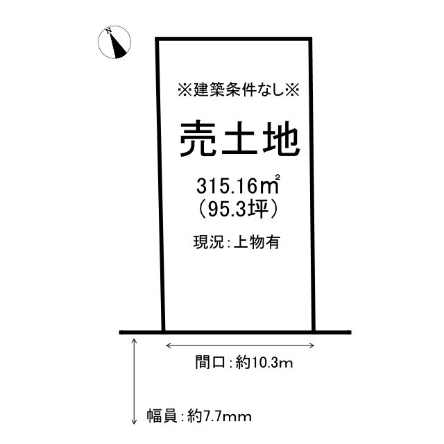 鳥取市寿町土地の土地図