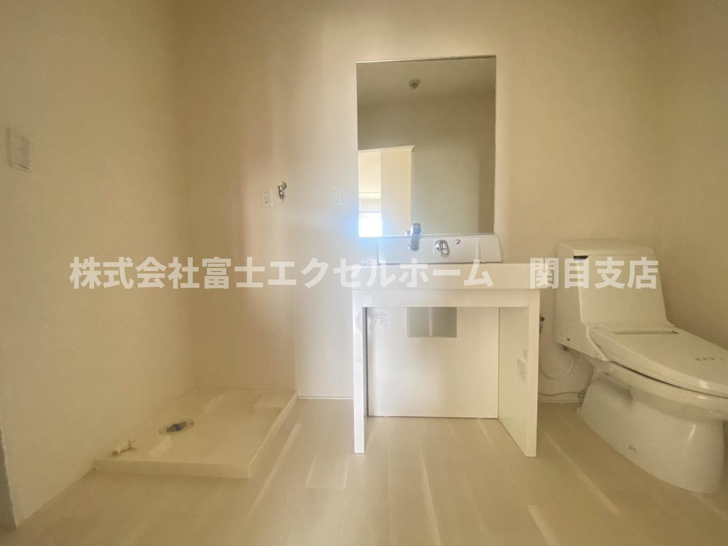 マンションCASA２階店舗事務所の洗面所