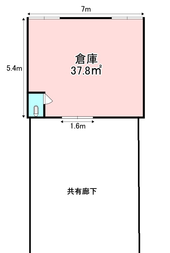 衣摺倉庫の間取り