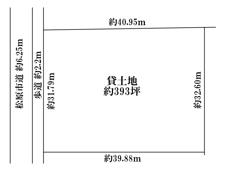 柴垣貸土地の間取り