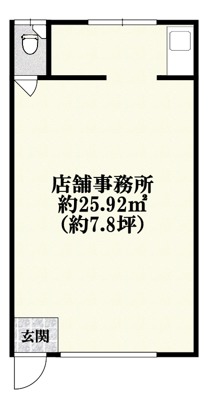 田中文化１Ｆ東の間取り