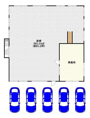 東池尻倉庫の間取り