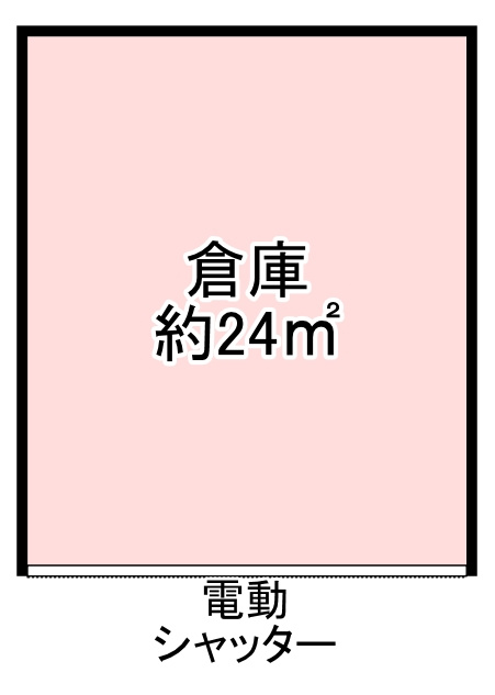 エクセル深江橋　１階倉庫の間取り