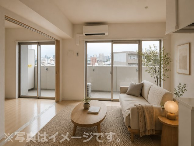 熊本市中央区古桶屋町の賃貸マンションの居間・リビング|※写真はイメージです。現況優先