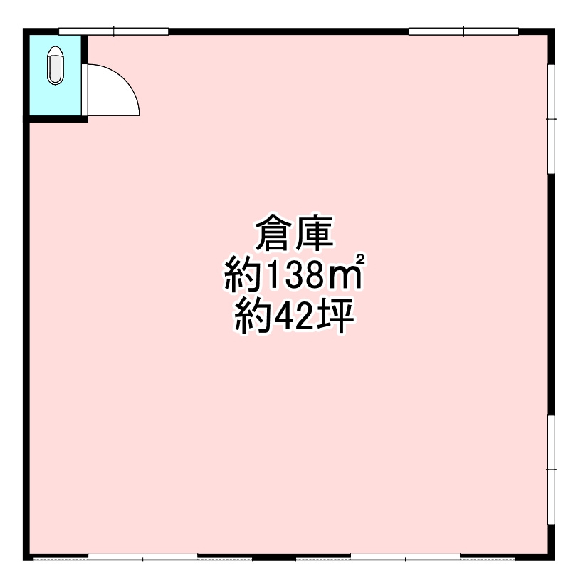 南寺方東通3丁目倉庫の間取り