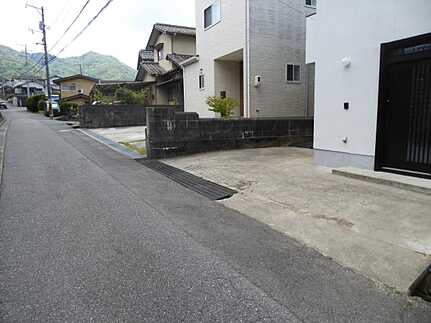 東区福田８丁目の前面道路含む現地写真