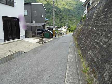 東区福田８丁目の前面道路含む現地写真