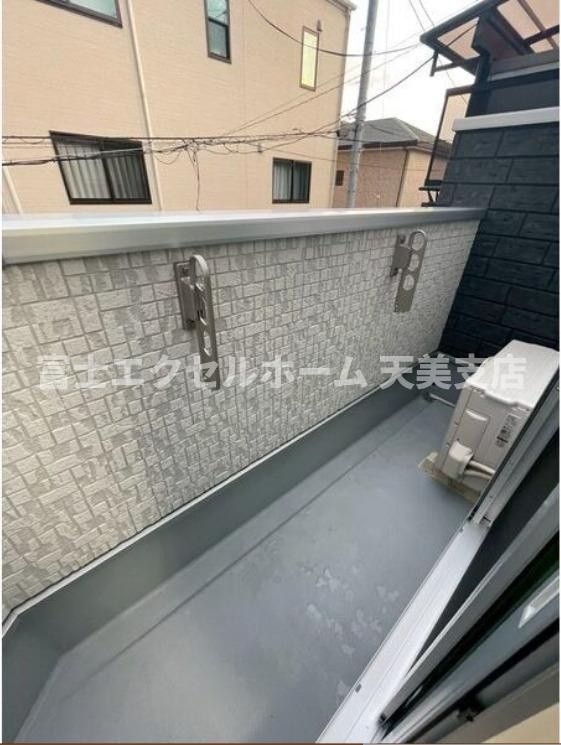 あんしん+VieM北新町13-1030(ガレージハウス)のバルコニー