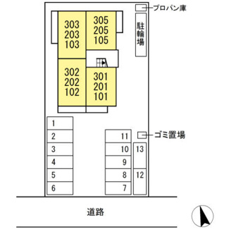 【区画図】 | ラ・ナチュール曙