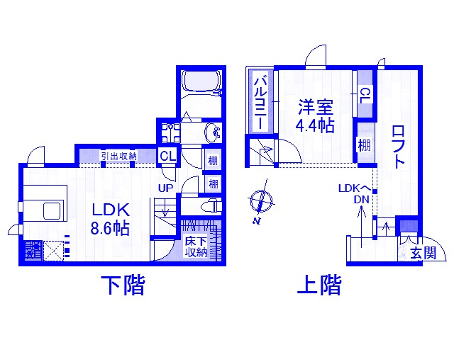 ＣＢ東大宮パサージュの間取り