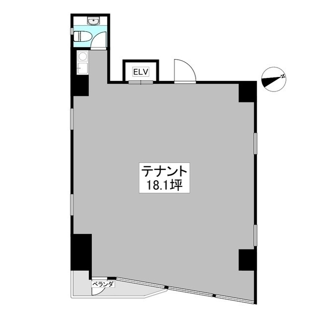 筑波ビルの間取り