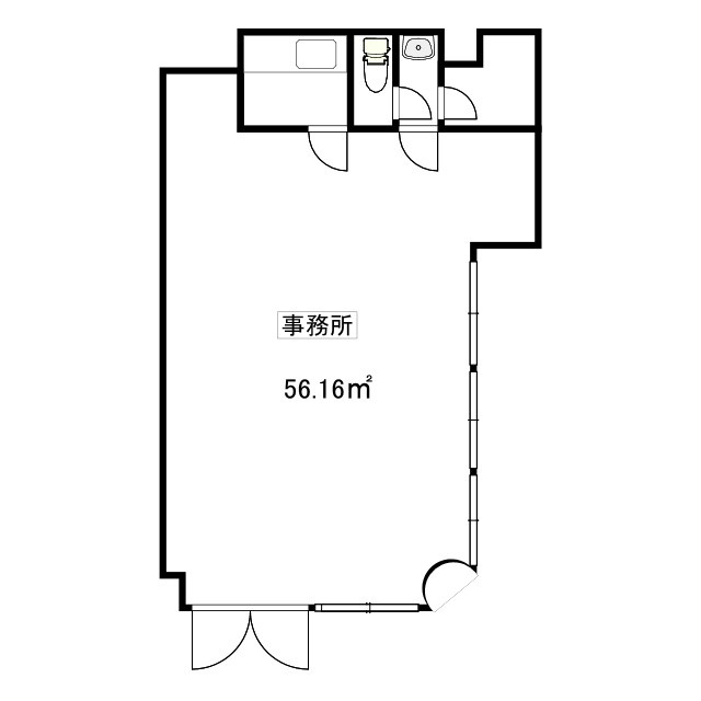 サンハイツ石田の間取り