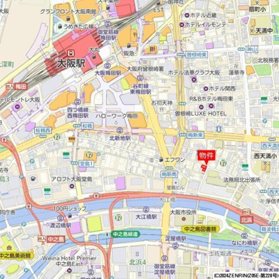 【地図】 | Ｂｒｉｌｌｉａ淀屋橋
